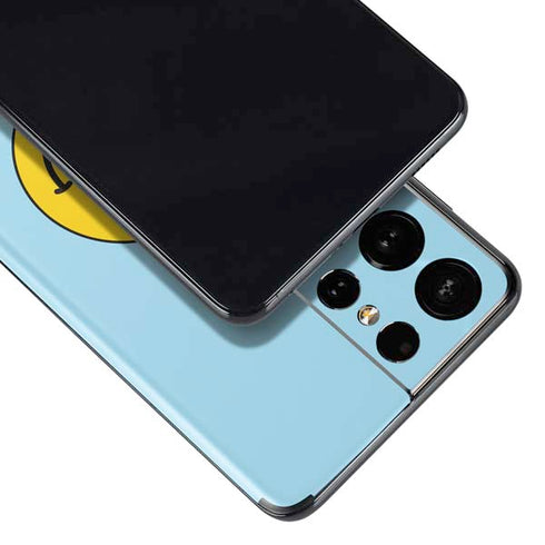 Blue Happy Face Galaxy S21 Ultra 5G Skin
